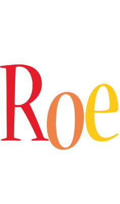 Roe birthday logo