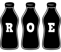 Roe bottle logo