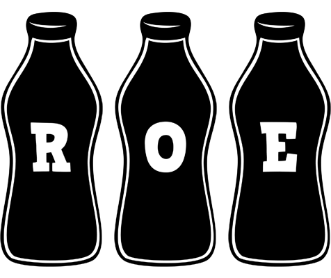 Roe bottle logo