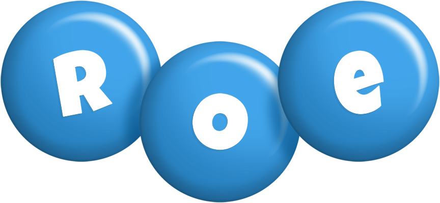 Roe candy-blue logo