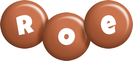 Roe candy-brown logo