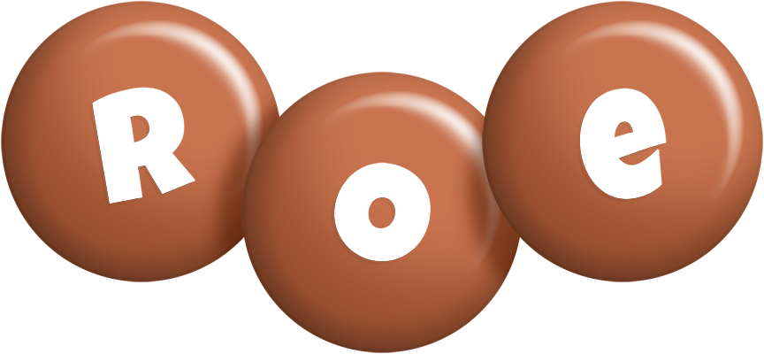 Roe candy-brown logo