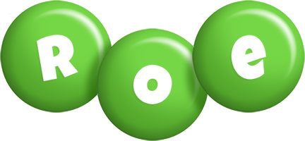 Roe candy-green logo