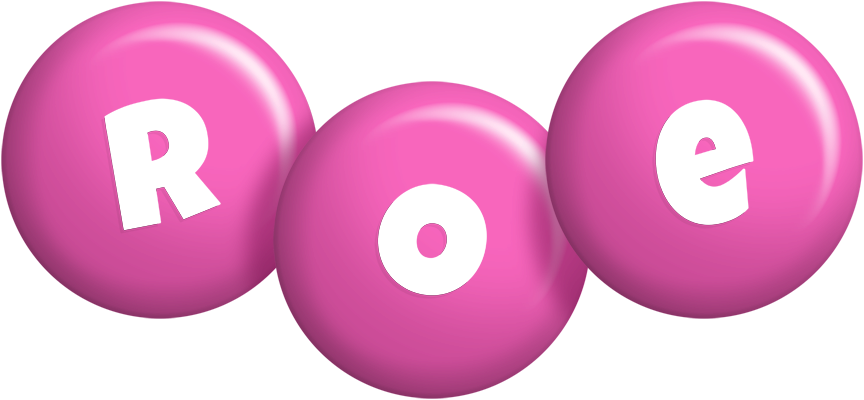 Roe candy-pink logo