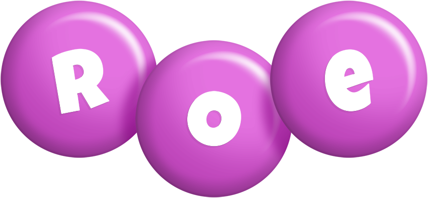 Roe candy-purple logo