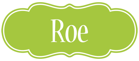 Roe family logo