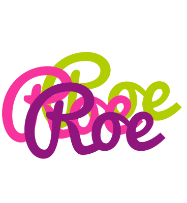 Roe flowers logo
