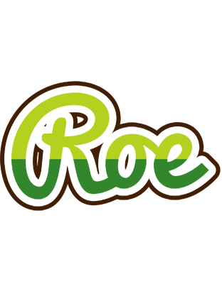 Roe golfing logo