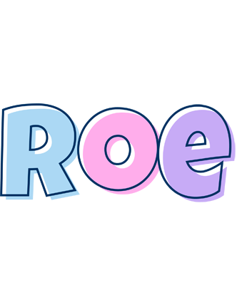 Roe pastel logo