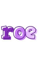 Roe sensual logo