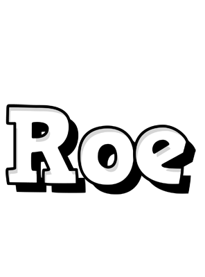 Roe snowing logo