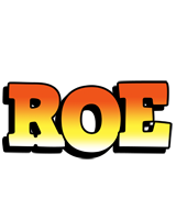 Roe sunset logo