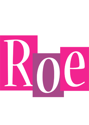 Roe whine logo