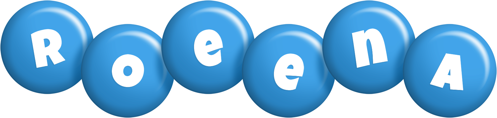 Roeena candy-blue logo