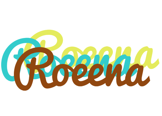 Roeena cupcake logo