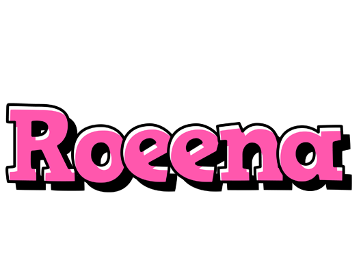 Roeena girlish logo