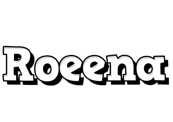 Roeena snowing logo