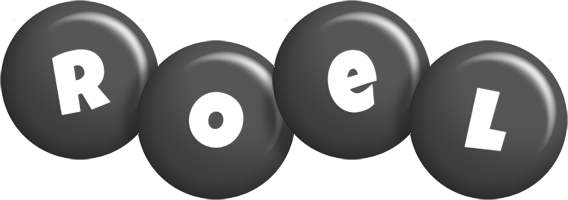 Roel candy-black logo