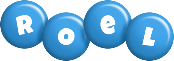Roel candy-blue logo