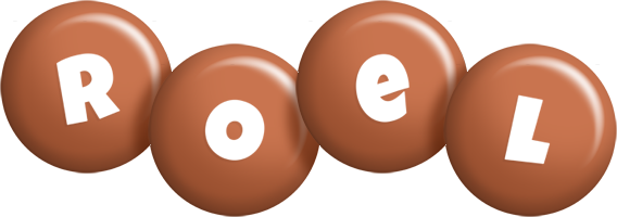 Roel candy-brown logo
