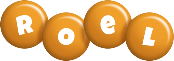Roel candy-orange logo