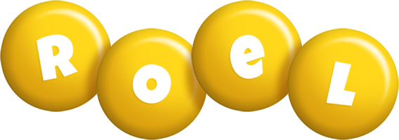 Roel candy-yellow logo