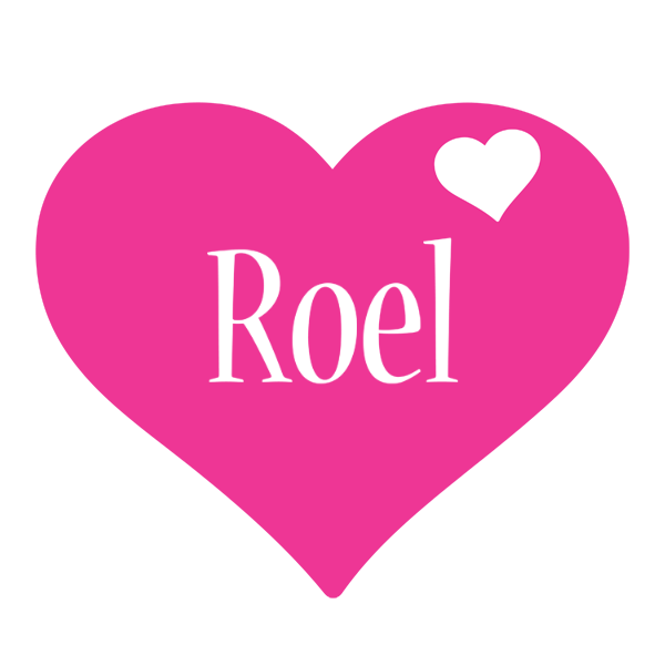 Roel love-heart logo