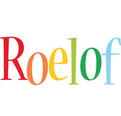 Roelof birthday logo