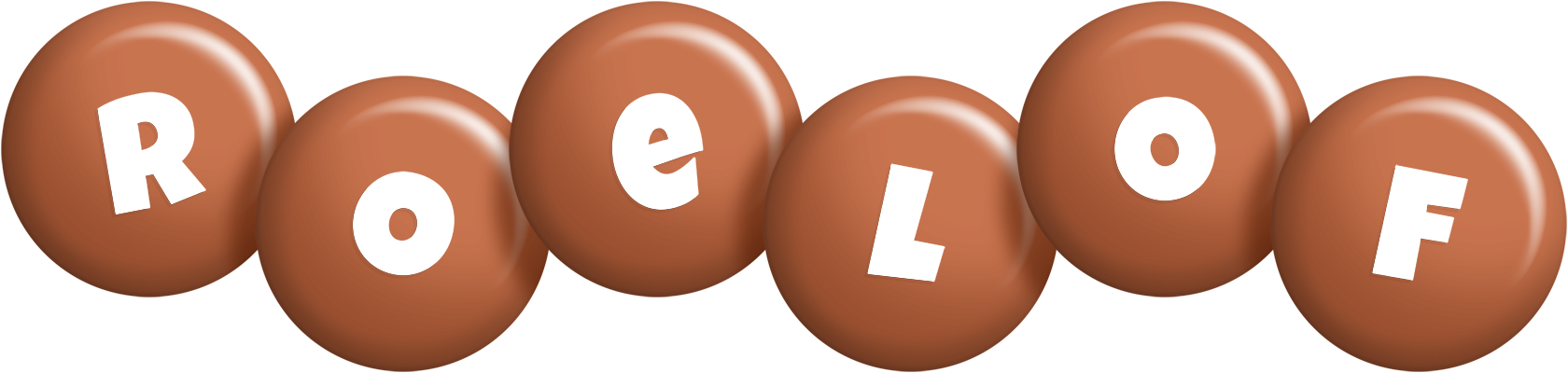 Roelof candy-brown logo
