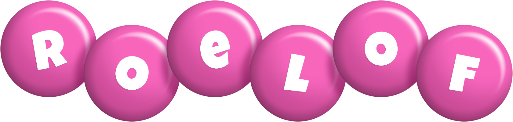 Roelof candy-pink logo