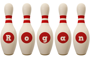 Rogan bowling-pin logo