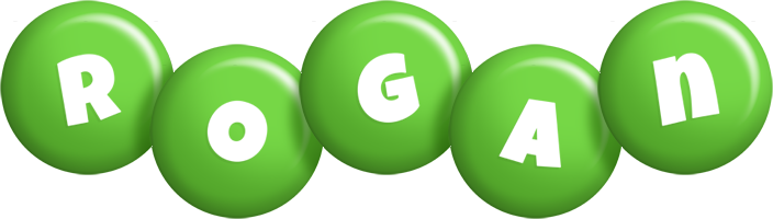 Rogan candy-green logo