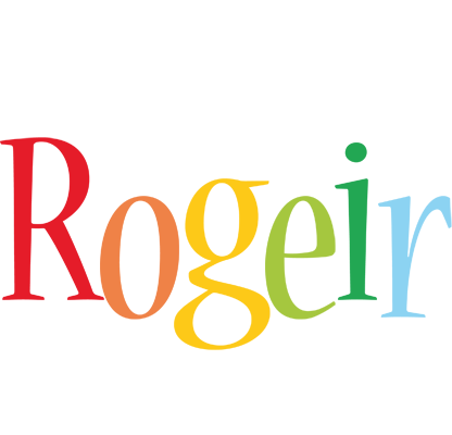 Rogeir birthday logo