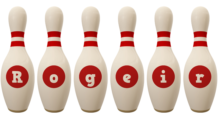 Rogeir bowling-pin logo