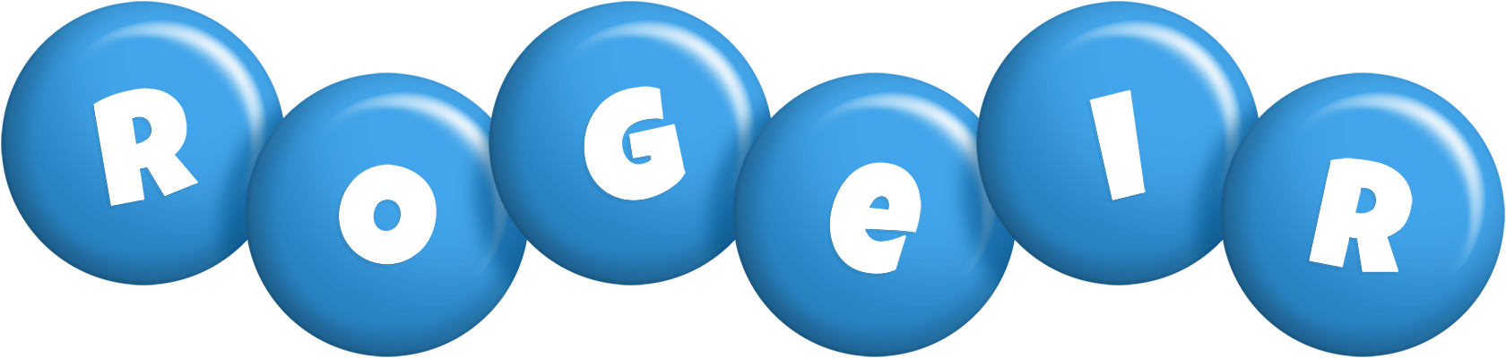 Rogeir candy-blue logo