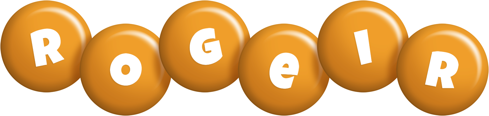 Rogeir candy-orange logo