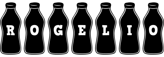 Rogelio bottle logo