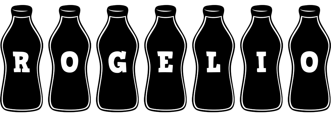 Rogelio bottle logo