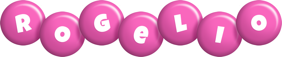 Rogelio candy-pink logo