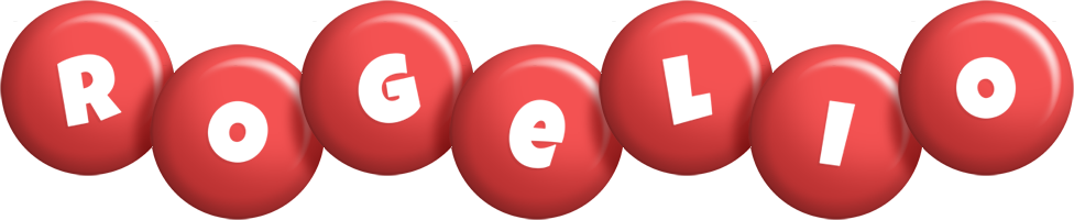 Rogelio candy-red logo
