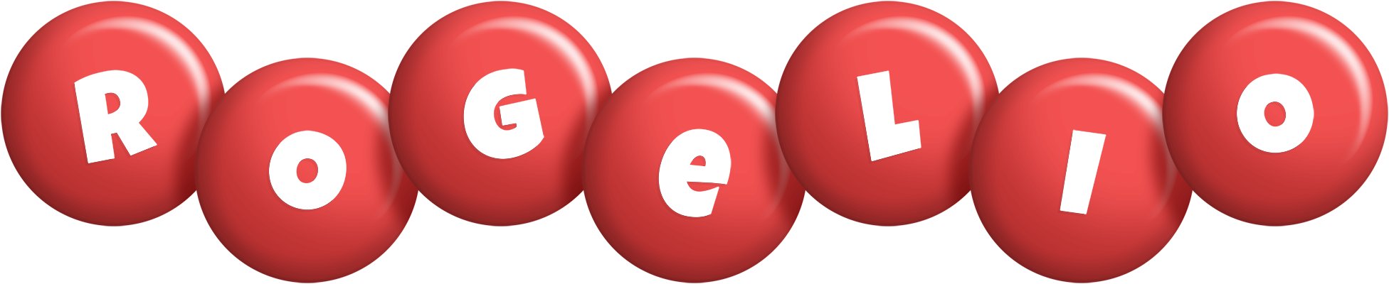 Rogelio candy-red logo