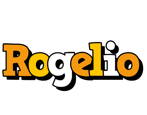Rogelio cartoon logo