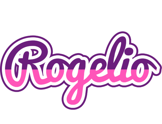 Rogelio cheerful logo