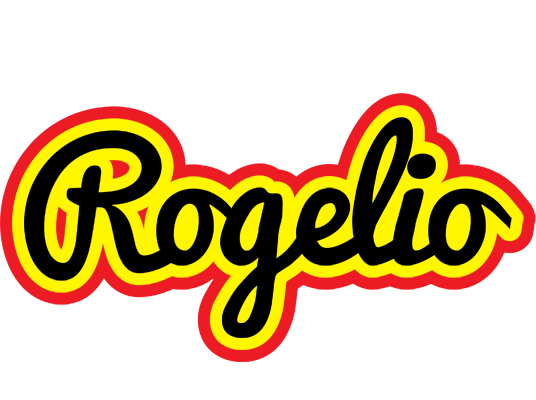 Rogelio flaming logo