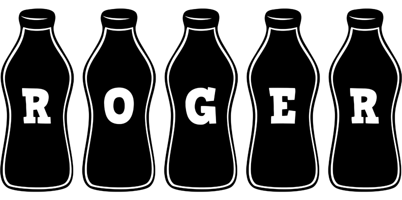 Roger bottle logo