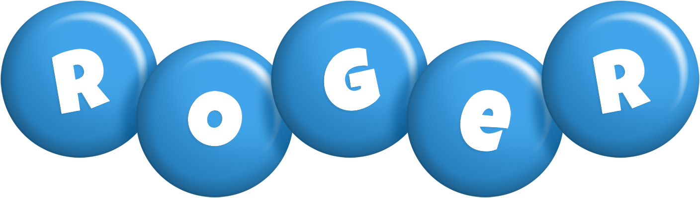 Roger candy-blue logo