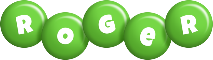 Roger candy-green logo