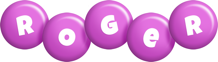 Roger candy-purple logo