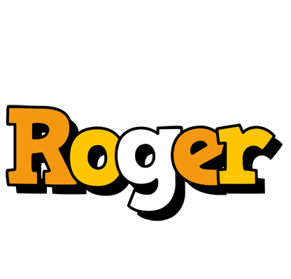 Roger cartoon logo