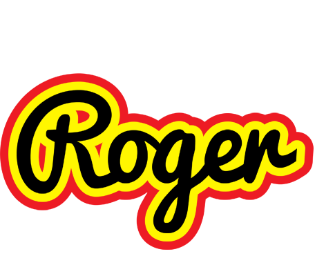 Roger flaming logo